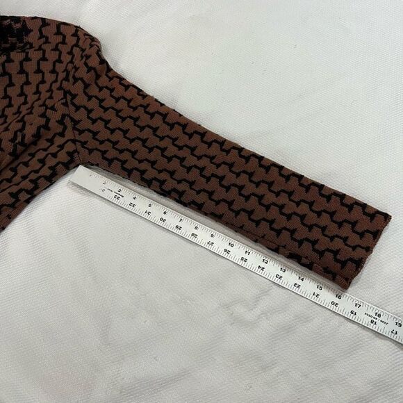 Willow Brown Black‎ Button Up Sweater Jacket Sz M - Picture 6 of 7